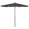 VidaXL Garden Parasol with Pole Patio Umbrella Terrace Sunshade Outdoor Parasol Anti-UV Anti-fading 315545