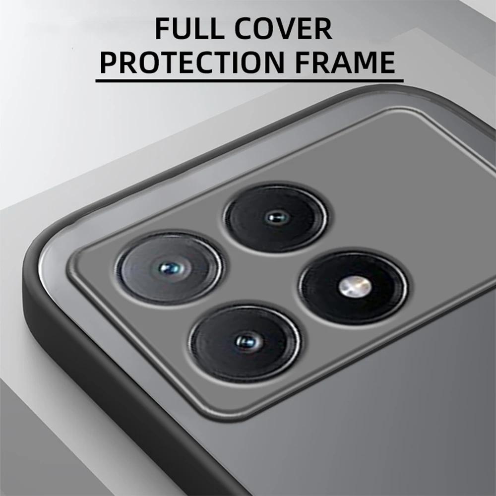 Противоударный матовый бронированный чехол для Xiaomi Poco X7 Pro X6 X5 X4 GT X3 NFC M5 M4 M6 Pro F5 Pro F3 F4 F6 Бампер Противоударная крышка для телефона