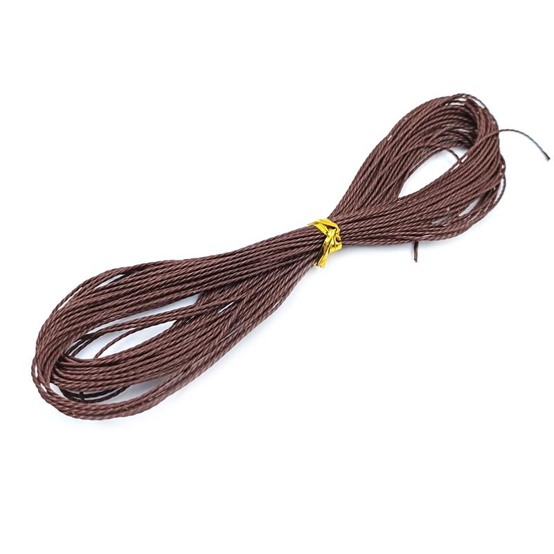 Нейлоновая веревка ручной работы DIY Ювелирный материал Нить Нейлоновая веревка 1 бар Восковая нить 1 мм * 9,5 м 1 бар Восковая нить Модная восковая нить Креативные аксессуары