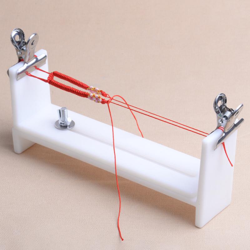 DIY Браслет Красная веревка Рама для плетения Ручные фиксирующие инструменты Плетеные веревки Артефакты Фиксирующая пластина Инструмент для вязания