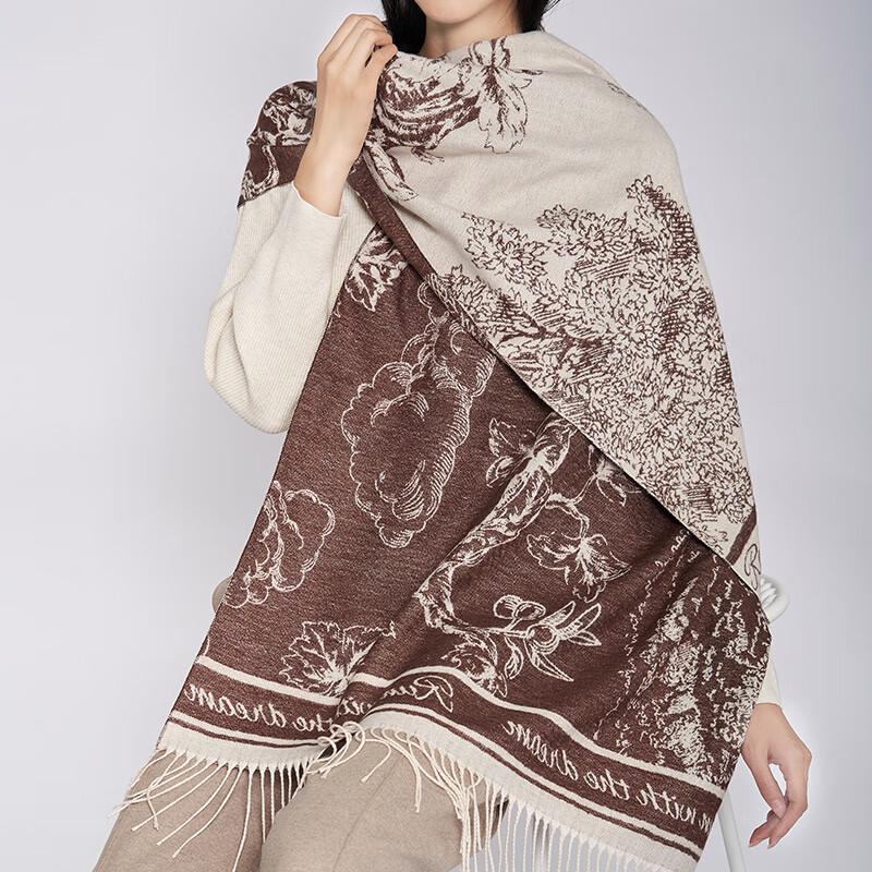 New Chinese Style Jacquard Scarf Shawl Gift Box