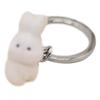 Soft and Colorful Rabbit Keychain Flocking Toy Pendant Keyring Stuffed Animals Couple Key Rings Ornament for Bag Phones