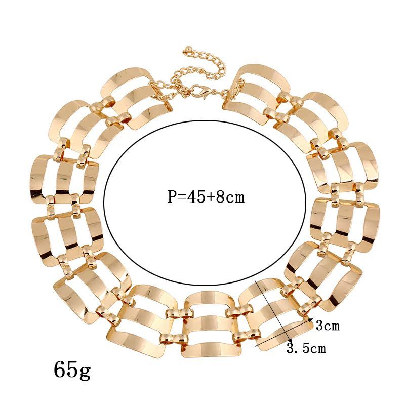 Минималистичное металлическое и универсальное геометрическое ожерелье для косплея и коллекционеров