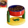 Liftable Suction Cup Pet Bowl 3 Level Height Adjustment Protect Cervical Spine Pet Bowls Non-Slip Elevated Dog Cat Food Bowls