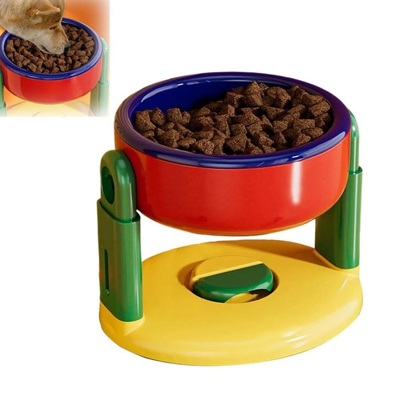 Liftable Suction Cup Pet Bowl 3 Level Height Adjustment Protect Cervical Spine Pet Bowls Non-Slip Elevated Dog Cat Food Bowls