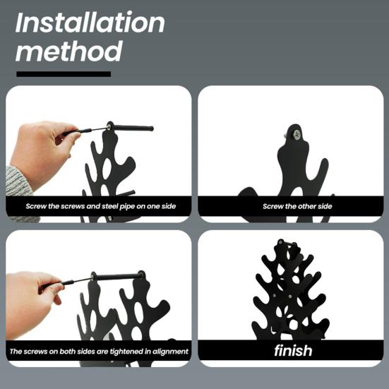 4-уровневая стойка для гантелей Сверхпрочная стойка для весов с ручкой Компактная А-образная металлическая подставка для гантелей для домашнего спортзала