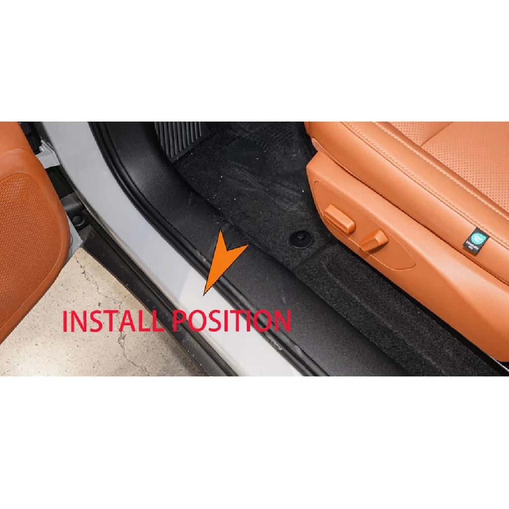 Для LEAPMOTOR C10 2026 2025 2024 Защитная накладка на порог автомобиля Накладка на порог Отделка порога Накладка на педаль Модификация Рестайлинг Аксессуар для автомобиля