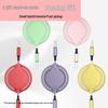 Retractable Liquid Silicone 3-in-1 Fast Charging Cable with Customizable Logo