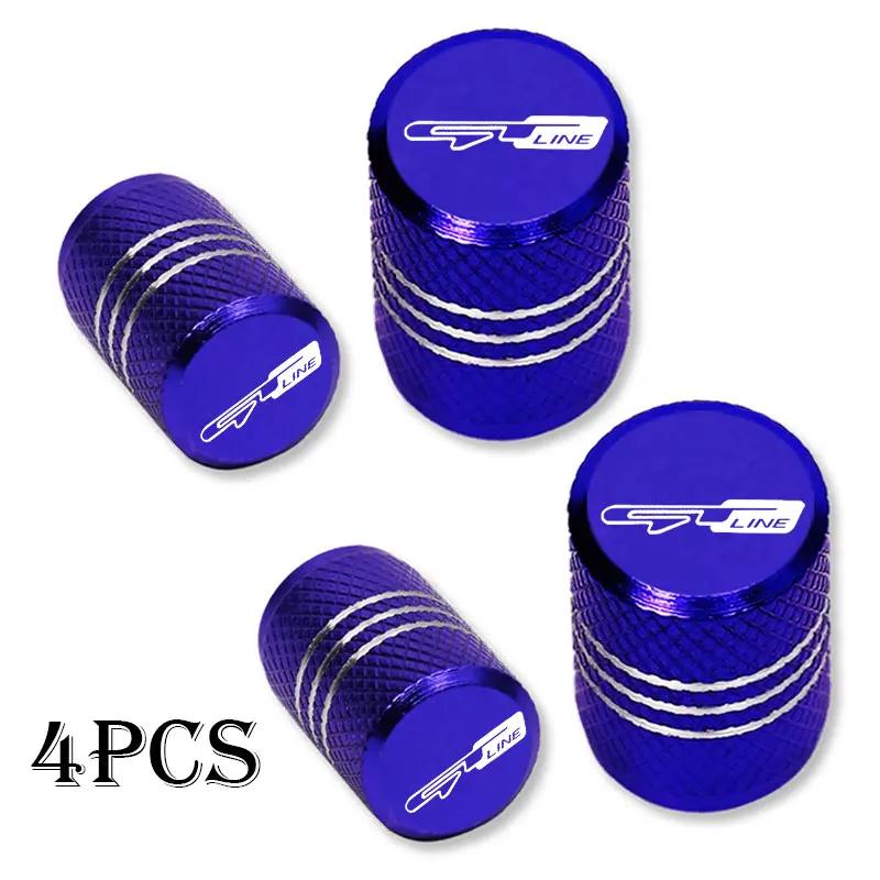 BTNPY1 For Kia GT Line Sportage Ceed Picanto K5 K4 K3 KX5 Stonic 4PCS Car Wheel Tire Valve Caps Tyre Stem Covers Airdust Waterproof