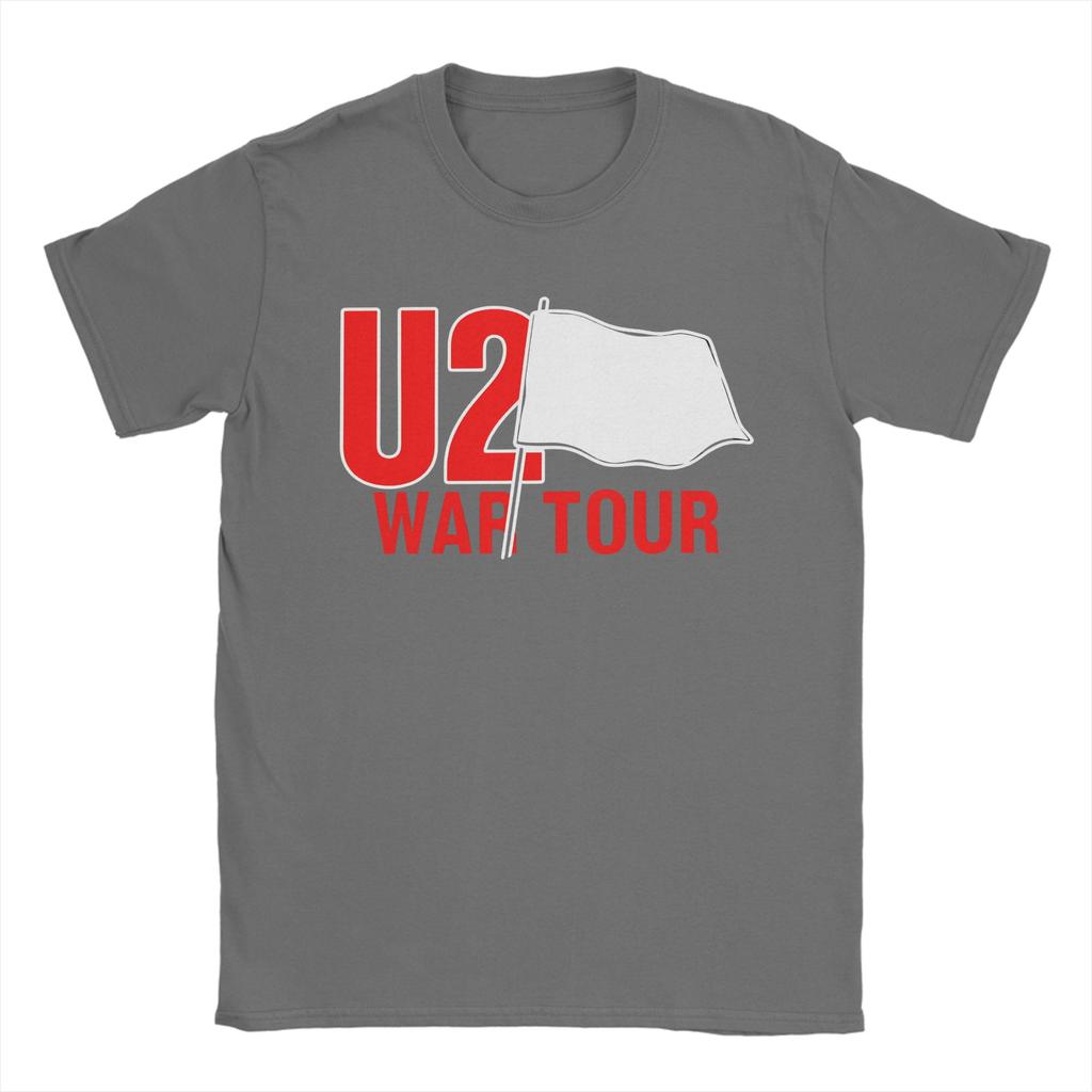 Novelty U2 Rock Band TShirt for Men O Neck Pure Cotton T Shirts  Short Sleeve Tees Summer Tops