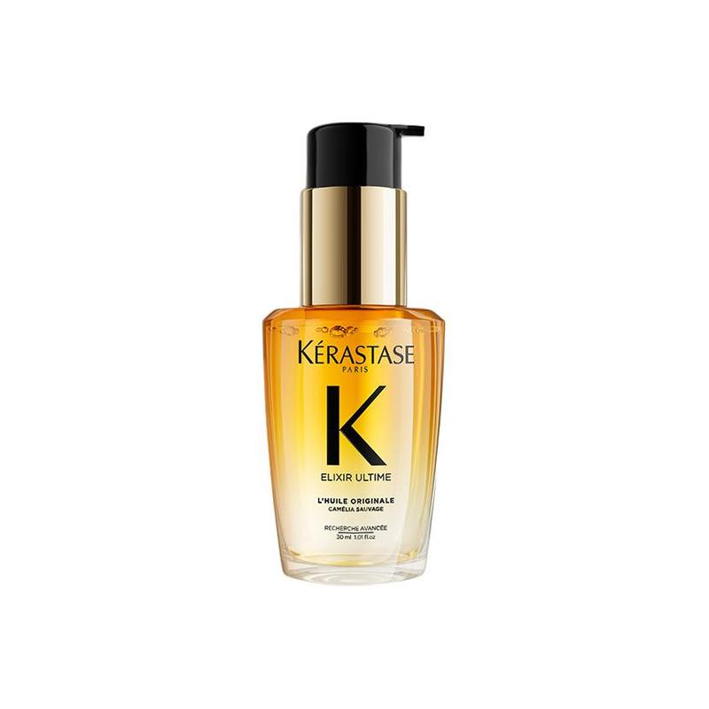 Kerastase Масло для ухода за волосами «Золотая Камелия» Восстанавливает, питает, против пушистости, разглаживает, увлажняет и предотвращает ломкость / 30 мл