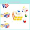 P168-4 Плавно вращающийся обучающий кубик Рубика 3x3 для детей 5,7 см, легкий дизайн из АБС-пластика