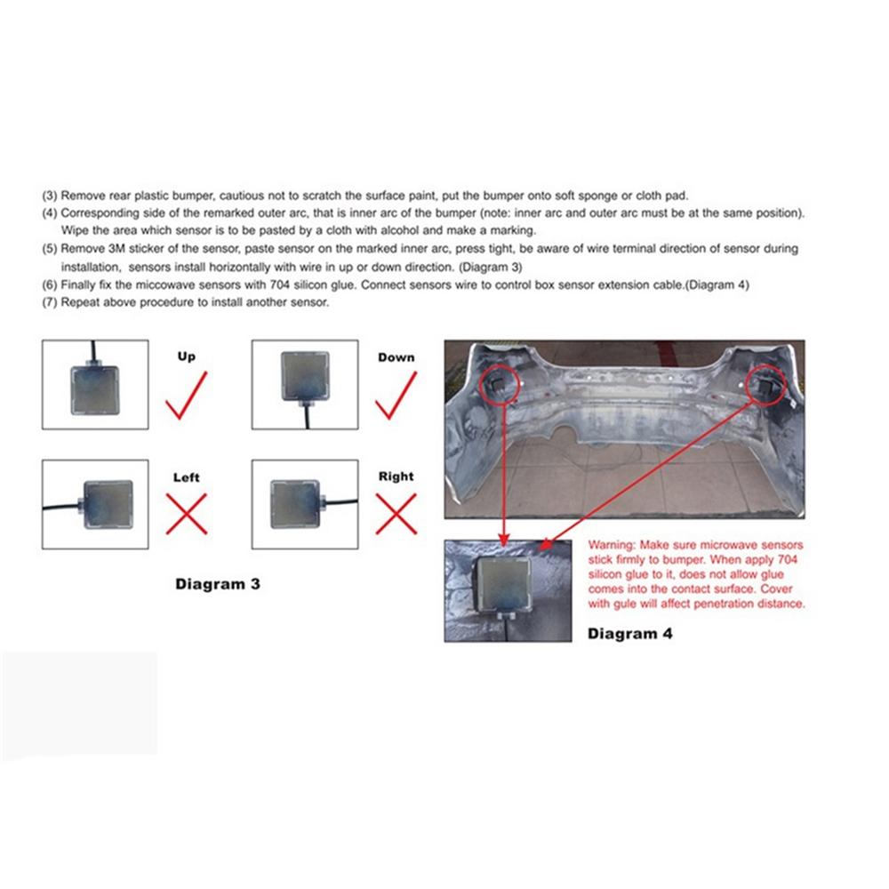24Ghz Radar Based Blind Spot Monitoring System Lane Change Safe Auxiliary Device