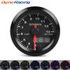 Dynoracing 2'' 52mm Dual Display Exhaust Gas Temp Gauge 7 Colors Led 300-1300 Celsius EGT EXT Gauge with Stepper Motor