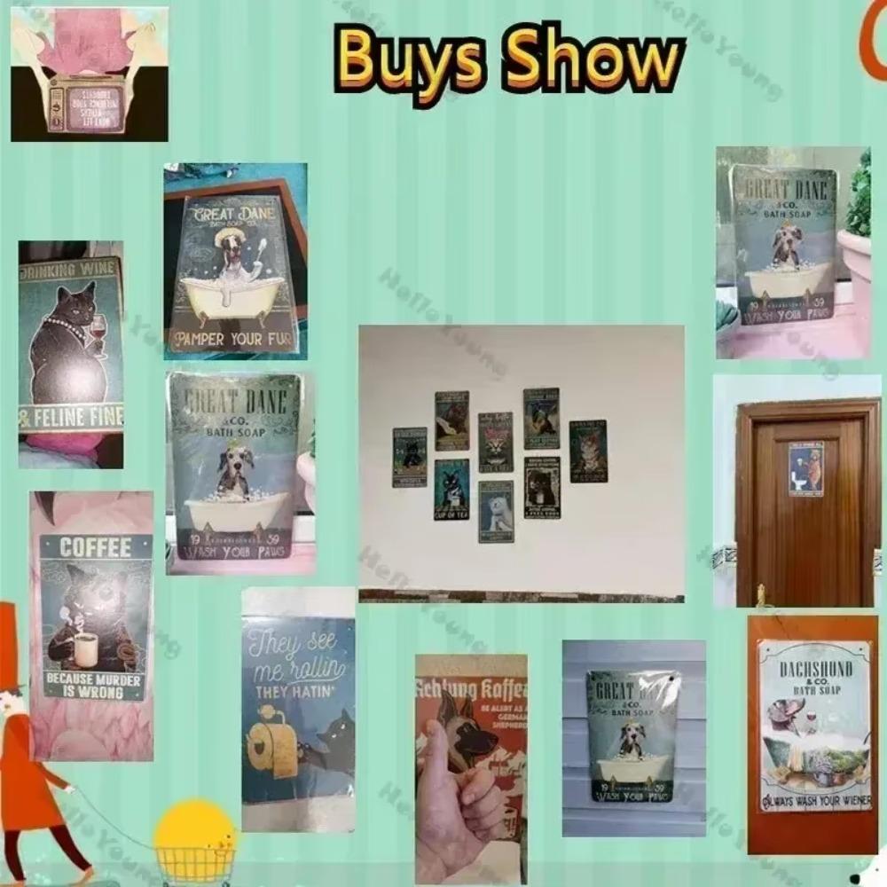 BarCafeVintageArt Не шуметь Металлическая табличка - Винтажный немецкий плакат, Табличка для пещеры|Отлично подходит для украшения домашнего бара, гаража, кафе и гостиной