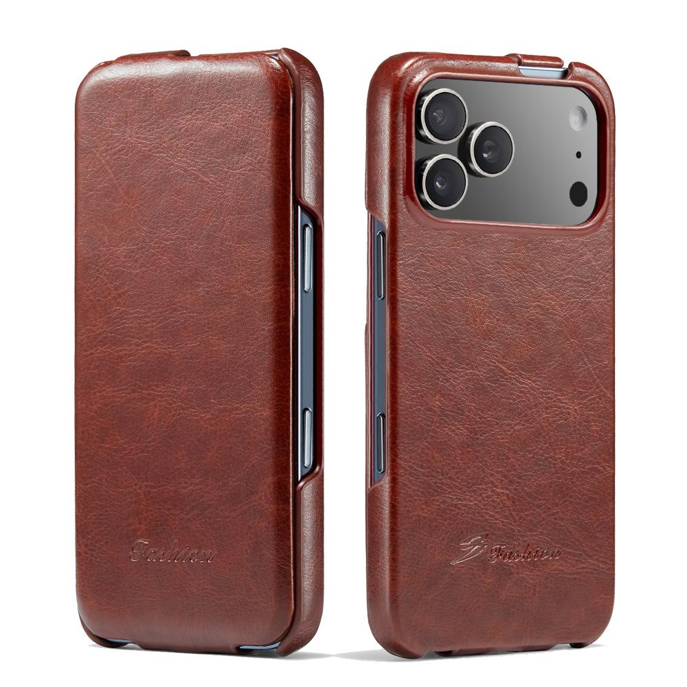 Ретро кожаный чехол для телефона для iPhone 17 Pro Max 17 Air 17Pro 17 Вертикальная книжка Натуральная кожа Жесткая задняя крышка Funda