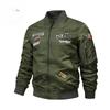 Весна и осень Новая куртка ВВС Мужская тяжелая промышленная вышитая бейсбольная куртка Куртка Рабочая куртка