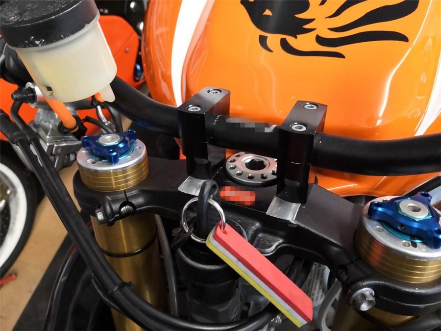 Универсальный 7/8" 22 мм Серебристый Мотоциклетный Крепеж на Руль Подъемник Алюминиевый Сплав ЧПУ Подъемники Руля Зажимы Для Yamaha Honda Kawasaki BMW