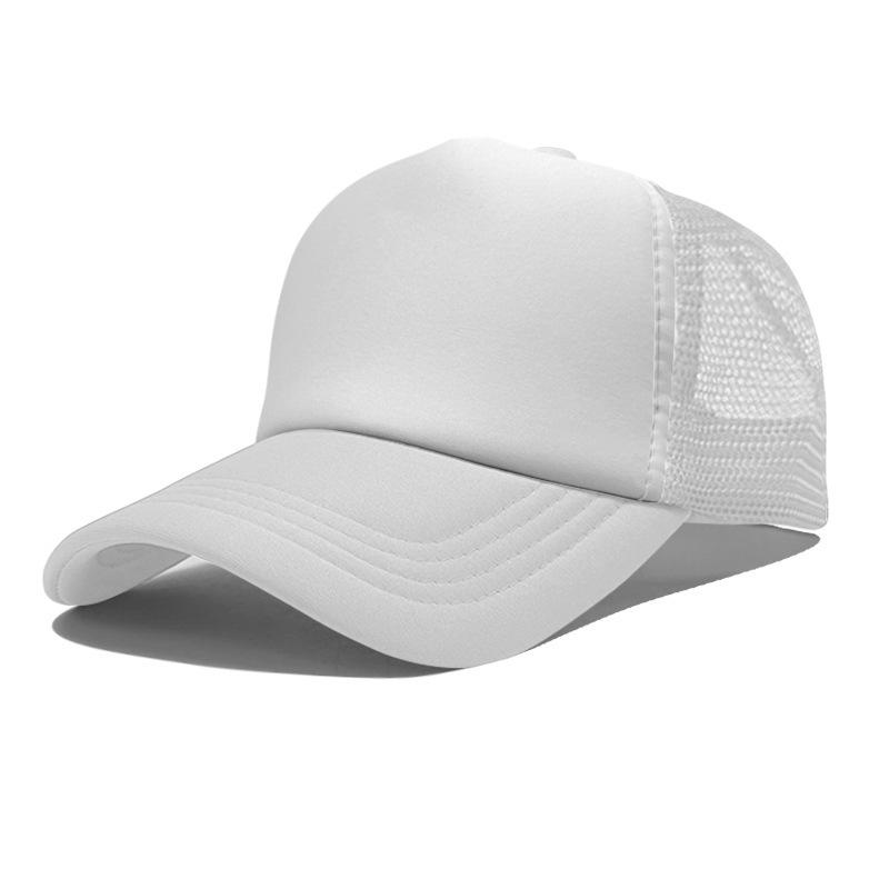 High Quality Custom LOGO 5 Panel Mesh Baseball Cap Print Embroidery Sponge Foam Trucker Hats