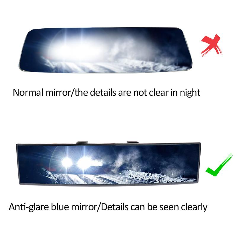 Large Vision Anti-glare 300mm Baby Rearview Mirror Car Rear View Mirror Car Interior Accessories Angle Panoramic