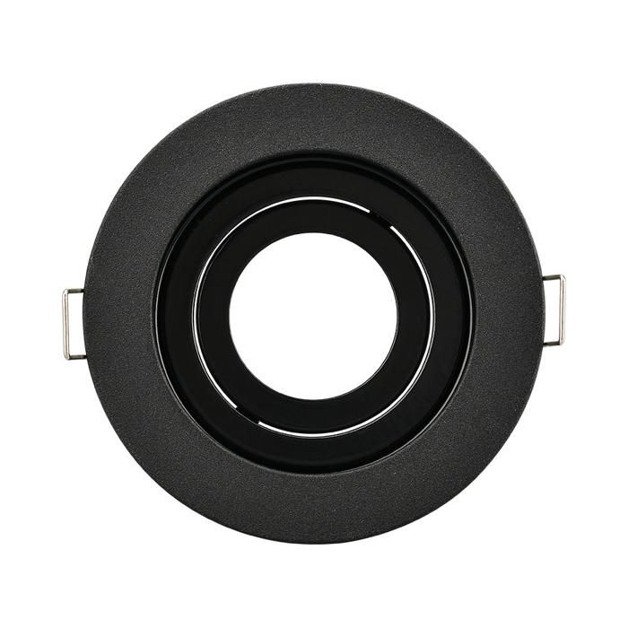 Support de spot Beta R3 rond noir MR16 GU10/GU5.3