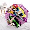 Personalized Name The Powerpuff Girls Print Umbrella - Automatic Open/Close, Eight-Rib Durable Frame, Automatic Folding Umbrella
