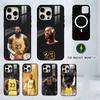 Знаменитый баскетбольный чехол для телефона LeBron J-James Для iPhone17,16,15,14,13,12,11 Plus,Pro Магнитный Для Magsafe Беспроводной Зарядки