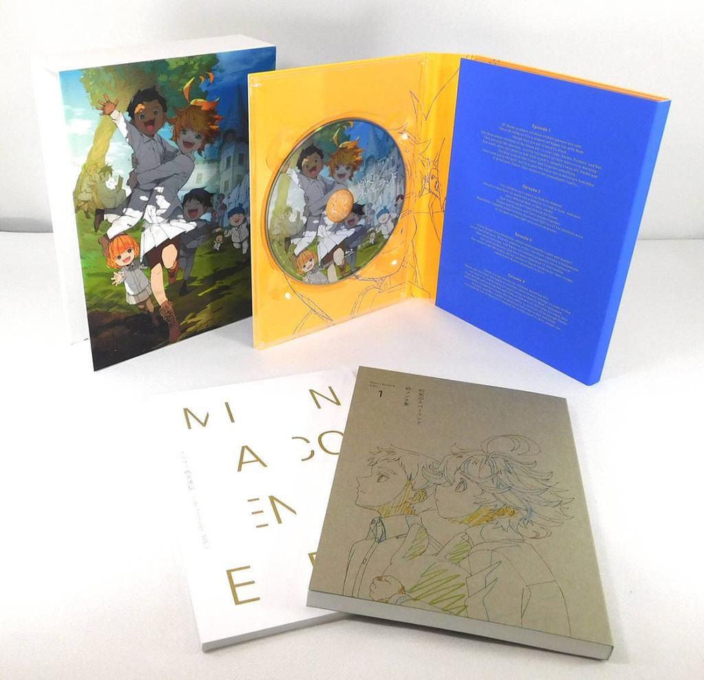 Promised Neverland Complete Production Limited Edition Complete 3 Volume About Blu-ray "The Set" Нева/Сумире Морохоши/Маая Учида/Мария Исэ/Юко