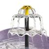 Bird Bath For Outside Heart Shape Weather Resistant Solar Bird Bath Fountain For Ponds Pool Patio Lawn Yard Macaws Sparrow