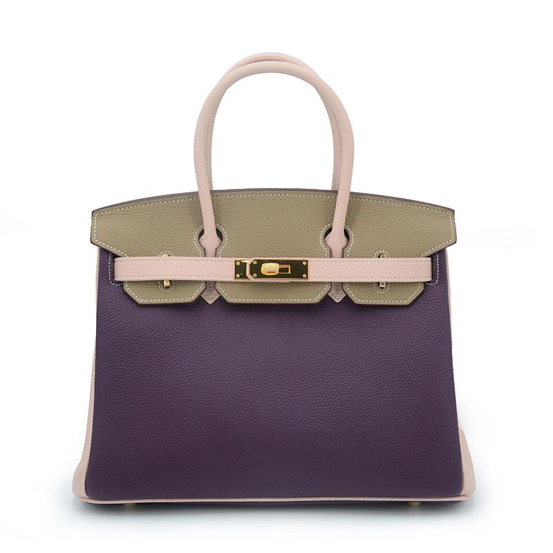 Высококачественная женская сумка Togo с узором «личи», классическая сумка-тоут из натуральной кожи первого слоя, женская, в наличии