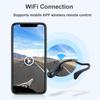 4K 30FPS Накамерная камера, носимая WiFi видеокамера, видеорегистратор, веб-камера, широкоугольный объектив 120 градусов