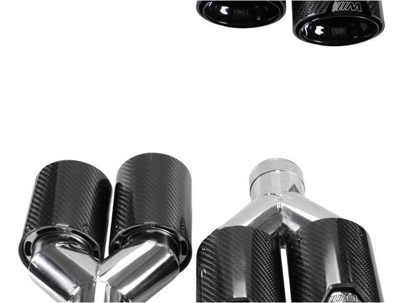 BMW Двойной карбоновый глушитель выхлопной трубы 63 мм
