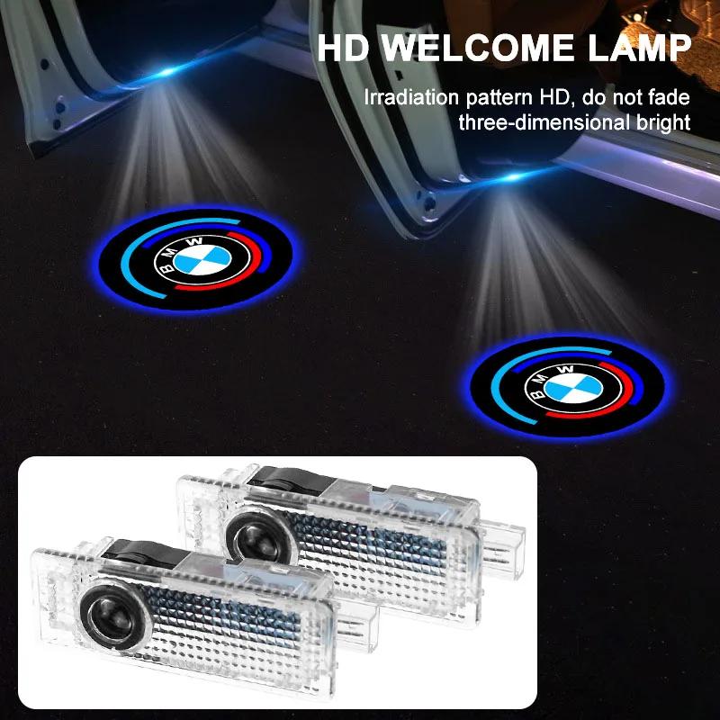 LED Car Door Logo Projector Emblem Welcome Light Ffor BMW E90 E91 E92 E60 E61 F11 F10 F07 E63 E64 F12 F13 F30 E87 F20 Accessories