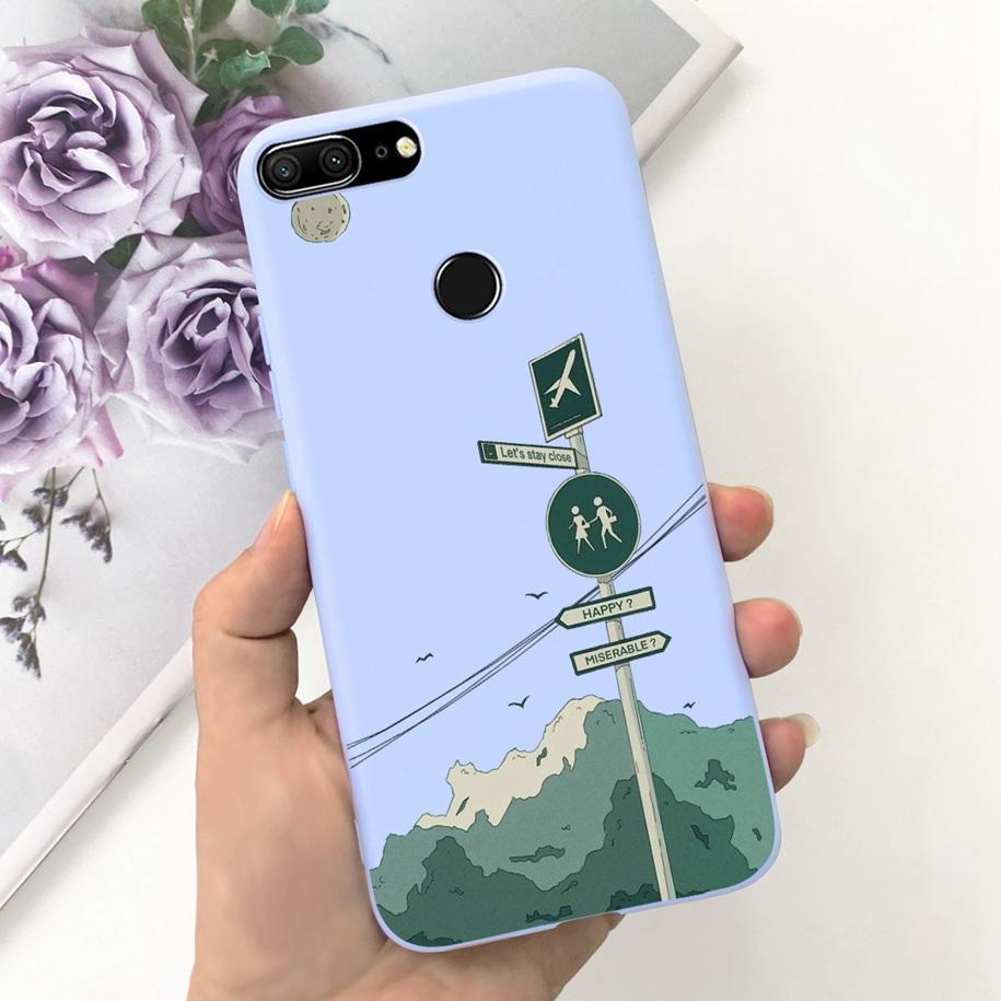 For Honor 9 Lite Case Popular Flower Slim Soft Silicone Coque Phone Cover For Honor 9 Lite LLD-AL10 LLD-L31 Fundas Honor9 Bumper