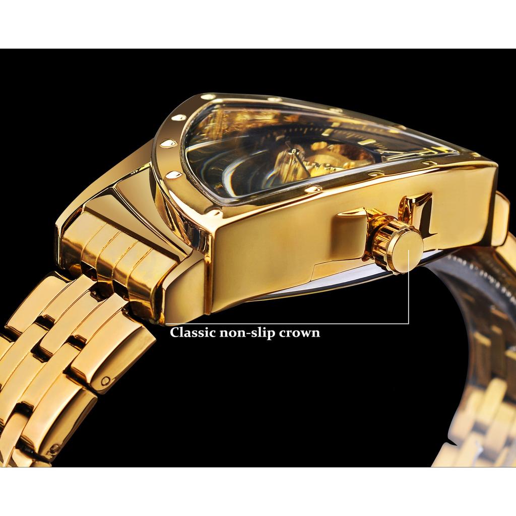 Forsining New Men's Fashion Casual Hollow Watch Automatic Mechanical Watch GMT1199-2-A