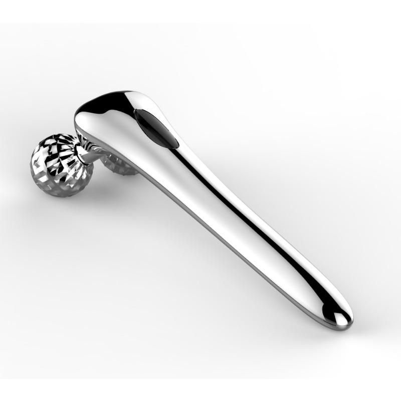 Ролик для лица, Косметический прибор, Домашний аппарат для введения в кожу лица, Микротоки для удаления морщин на шее, V-образный артефакт для лица, Массажер с двойным шариком