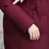 Winter Down Jacket for Women Parkas Hooded Plus Size Elegant Thick Warm Down Coat Woman Outerwears