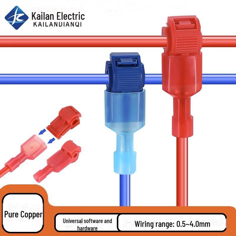 Комплект клемм быстрого соединения T-типа T1T2T3: Зажимы для быстрого соединения проводов