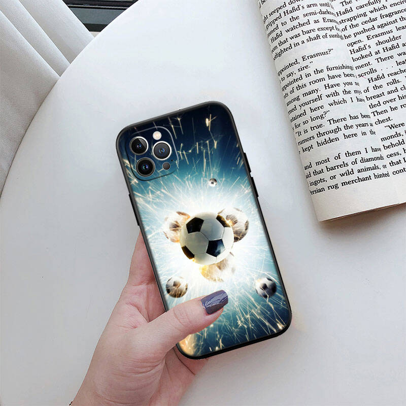 MH59 Чехол для телефона с футбольным мячом для iPhone 7 8 11 12 13 14 15 16 17 16E XS Pro Max XR X SE Air