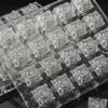 UR Ice Магнитная Экстремальная Клавиатура Полностью Прозрачная Две Световые Направляющие Магнитная Механическая Игровая Клавиатура Линейная 22 мм Двойная Пружина