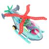 Transparent Helicopter Toy with Light Colorful Moving Gears Universal Walking Light Up Transparent