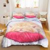 Cat, Animal Bedding Set black Anime 100% Polyester Duvet Cover Set Printed Cartoon Home Decor