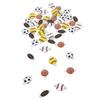 Jewelry Making Pendants Sports Ball Charms Mixed Style Assorted Color Hanging Charms Ball Shape Diy Jewelry Makers 50Pcs