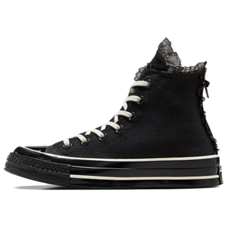 Converse Chuck 70 Удобные Модные Высокие Кеды из Канваса Женские Кроссовки Черные A10026C
