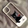 Милый бокал с кошкой, напиток, пара, прозрачный чехол для телефона для iPhone 17 16 15 14 13 12 11 Pro Max Plus 17Air 12 13 MINI 16E Ударопрочный чехол