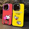 Милый Чехол для Телефона CupHead и MugMan Серебристый Корпус Для IPhone 17 16 15 14 13 12 11 Pro Max Plus