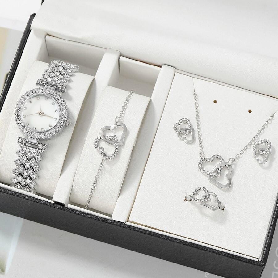 Korean Version Of Women'S Gypsy Star 12 Diamond Watch Douyin Explosion Diamond W Bracelet Simple Casual Watch