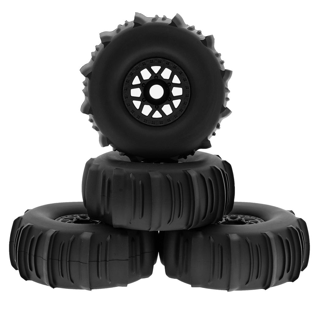 4 Pcs Remote Control Car Tire 138Mm 17Mm Wheel Hex Replacement For ARRMA Mojave TRAXS UDR FS Yikong