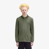 Fred Perry [M3636] Рубашка Fred Perry с длинным рукавом и двойной полосой - Лавровый зеленый/Ночной зеленый Afpm2433636-W49