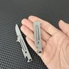 New Mini Steel Knife Convenient Sharp Folding Knife Multi Functional Outdoor Keychain Express Unboxing Knife